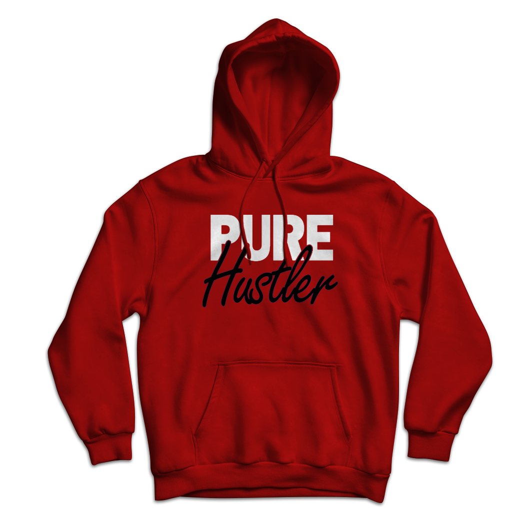 PURE HUSTLER HOODIE RED